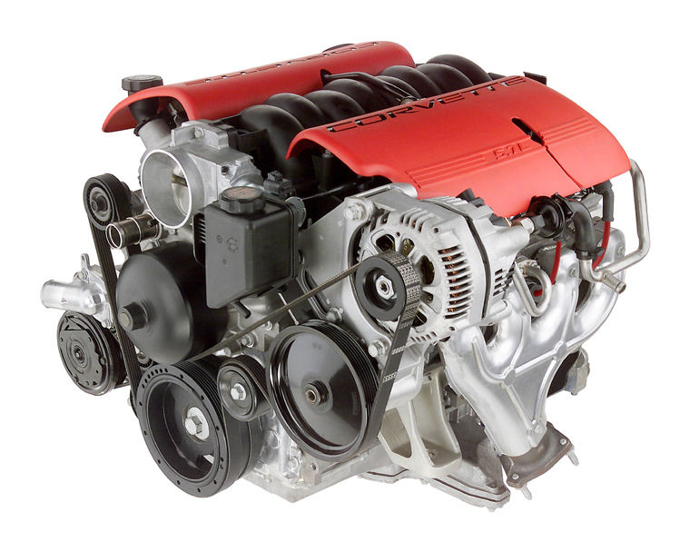 2004 Chevrolet Corvette Z06 5.7L V8 LS6 Engine Picture / Pic / Image